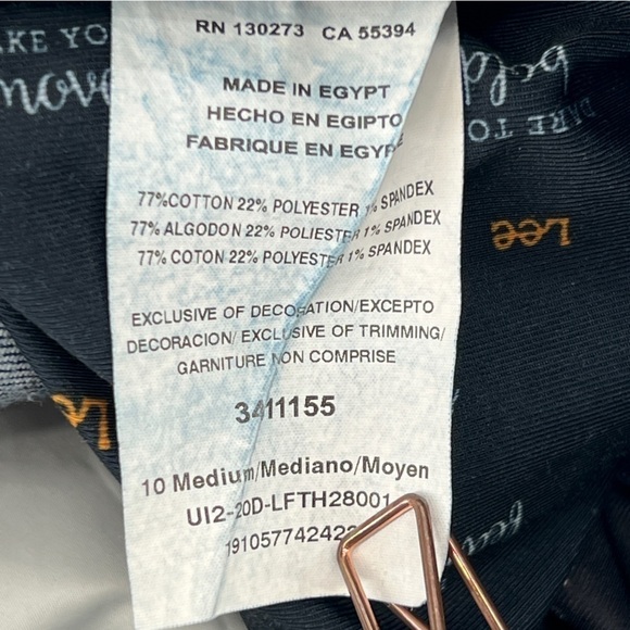 Lee Regular Fit Straight Leg Mid Rise Jeans Size 10 Women’s - Picture 4 of 5